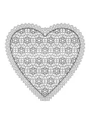 Valentijn hart kleurplaat 18